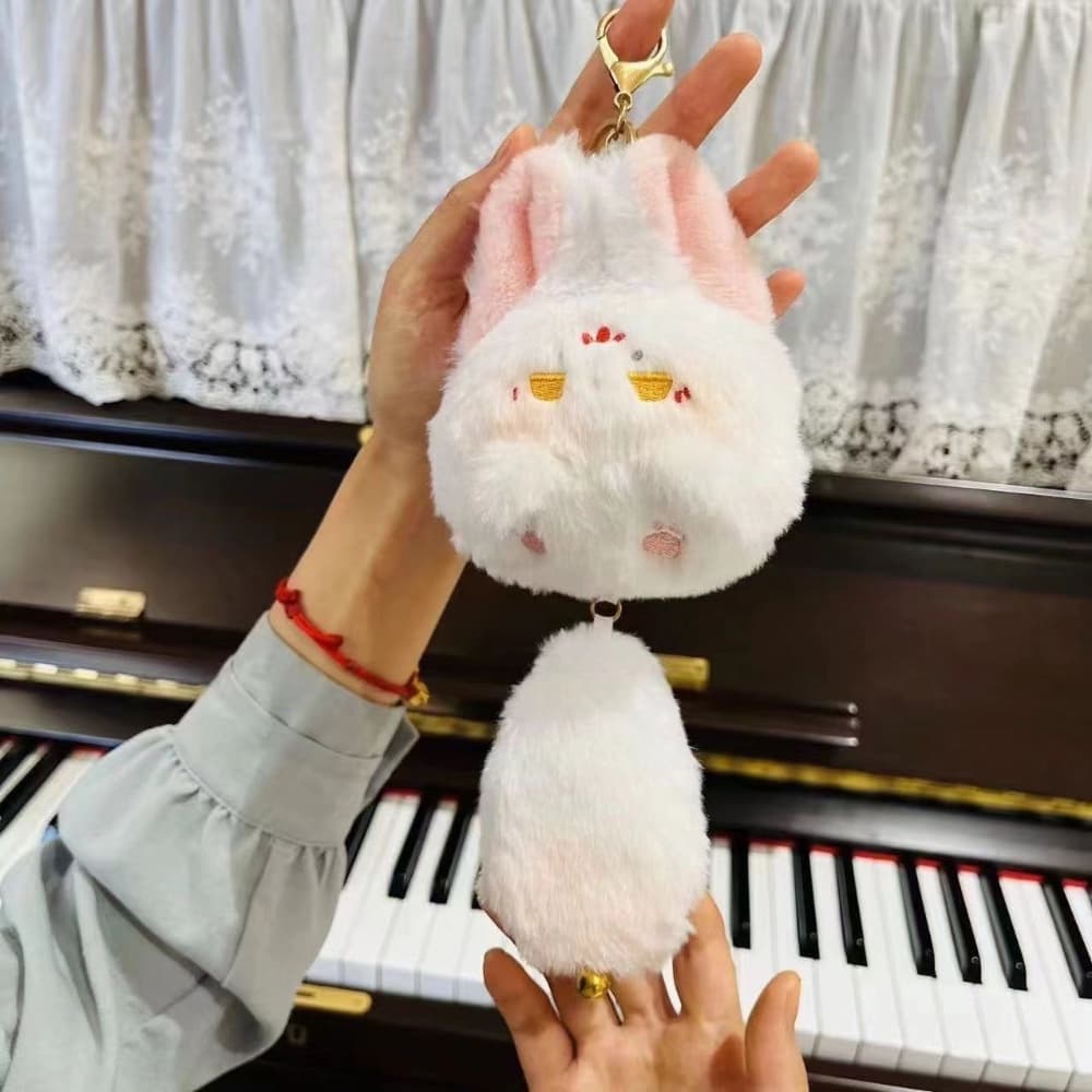 Мʼякий брелок кролик