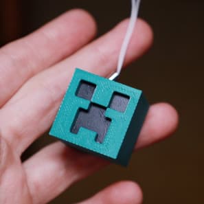 Брелок кріпер- Minecraft