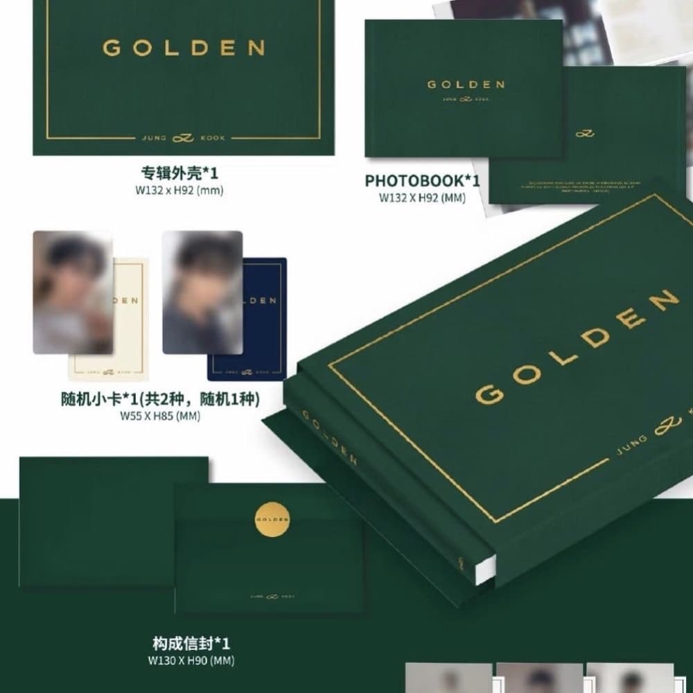 K-POP АЛЬБОМ JUNGKOOK (BTS) – GOLDEN WEVERSE ВЕРСІЯ